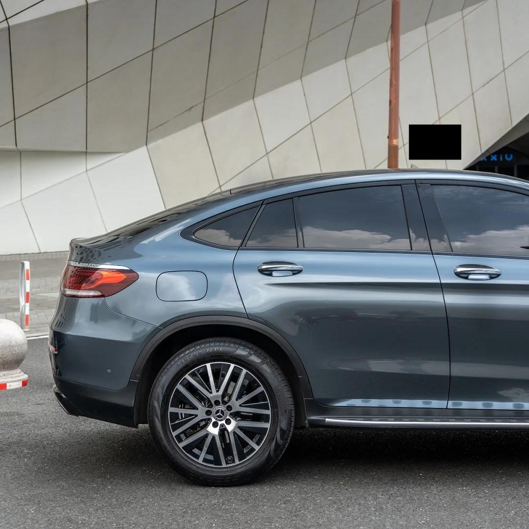 Gloss Metallic Cadet Grey Car Vinyl Wrap product image 5 - Veloro metallic vinyl wrap