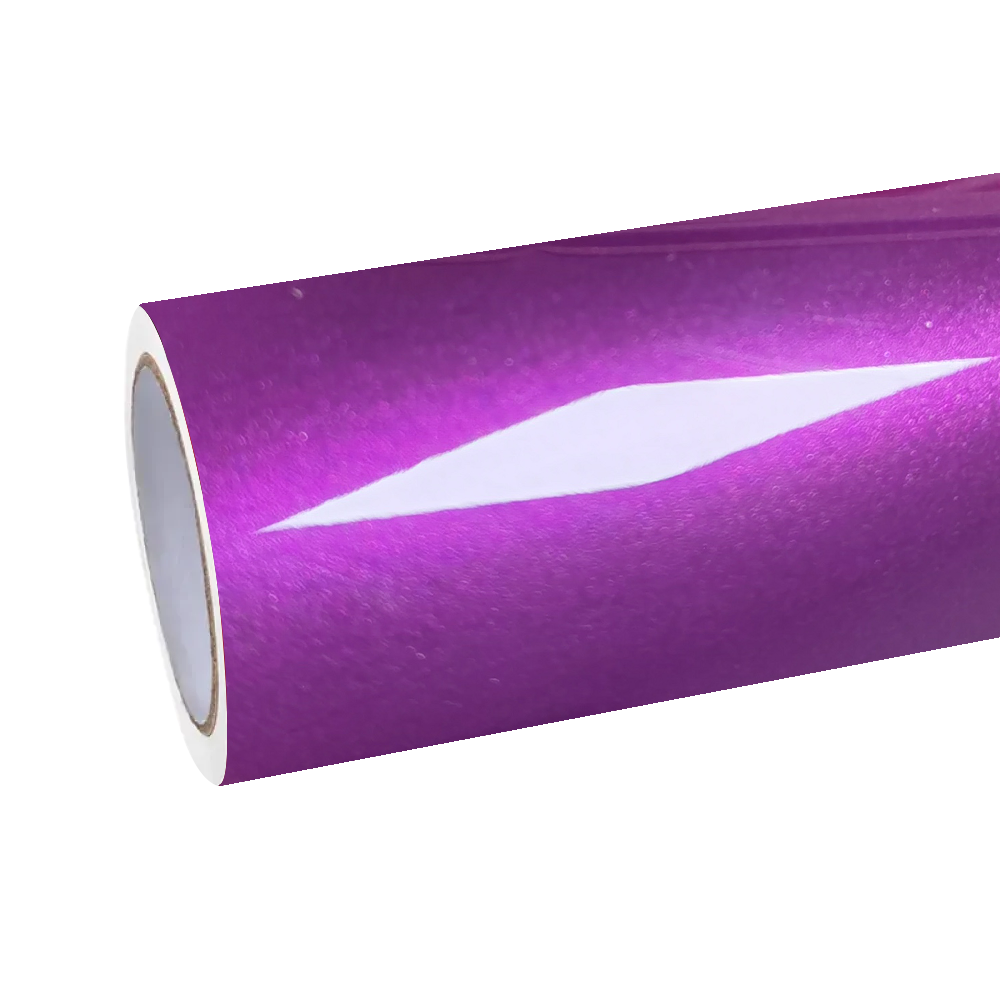 Gloss Metallic Candy Purple Car Vinyl Wrap PET product image 2 - Veloro metallic vinyl wrap