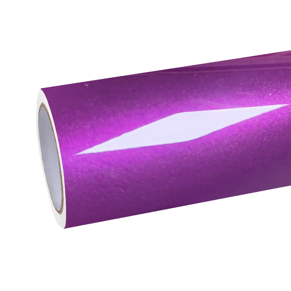 Gloss Metallic Candy Purple Car Vinyl Wrap PET product image 2 - Veloro metallic vinyl wrap