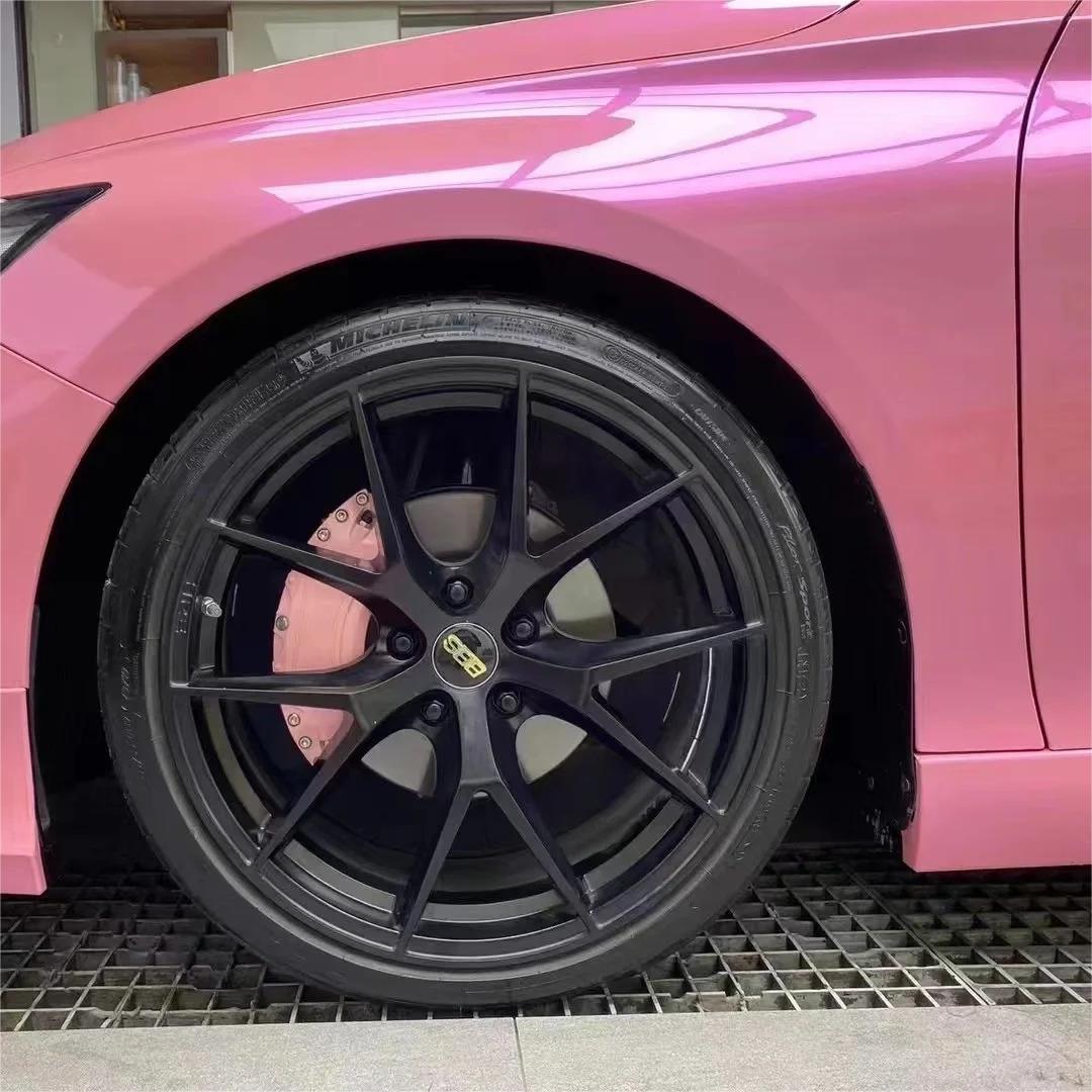 Gloss Metallic Candy Purple Pink Car Vinyl Wrap product image 8 - Veloro metallic vinyl wrap