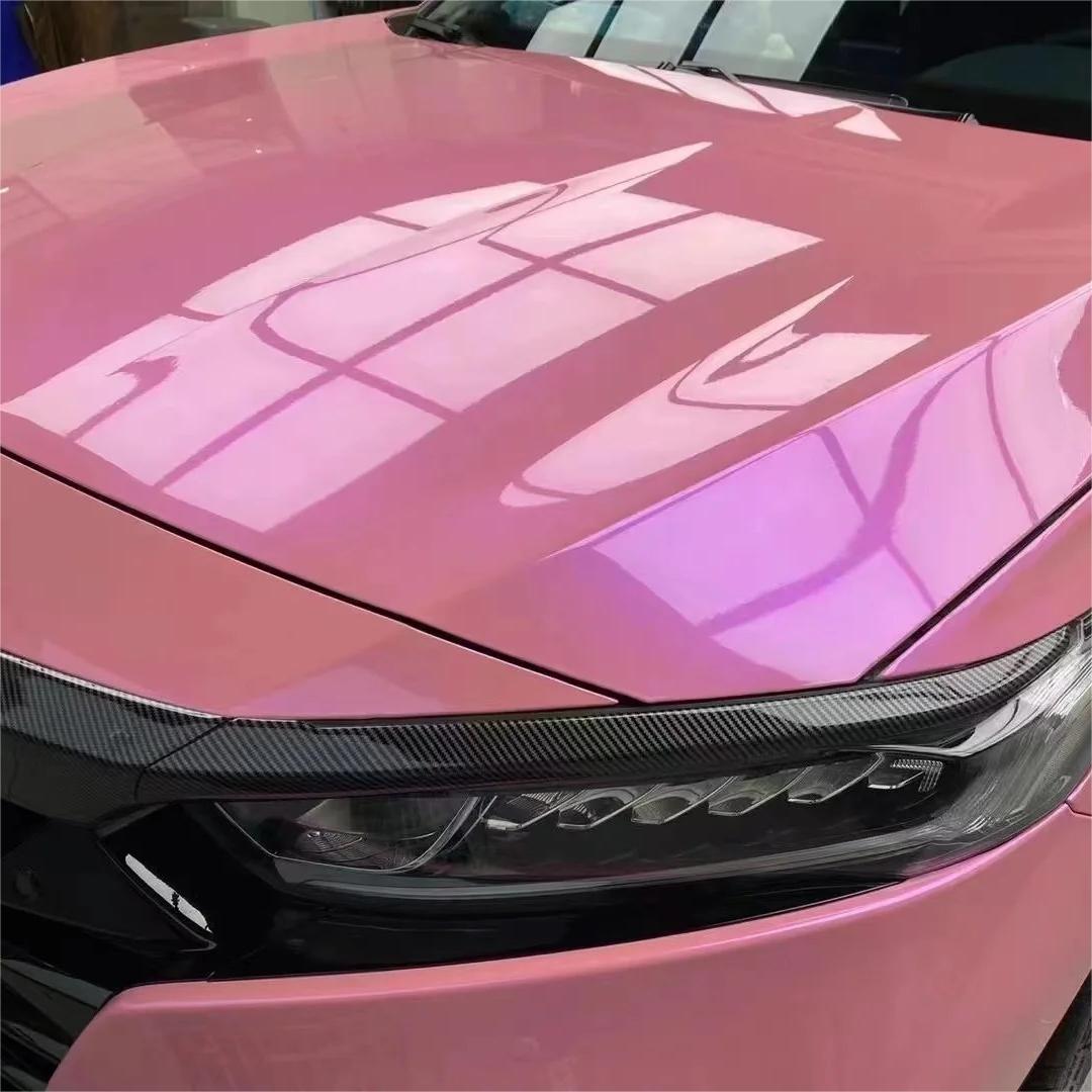 Gloss Metallic Candy Purple Pink Car Vinyl Wrap product image 4 - Veloro metallic vinyl wrap