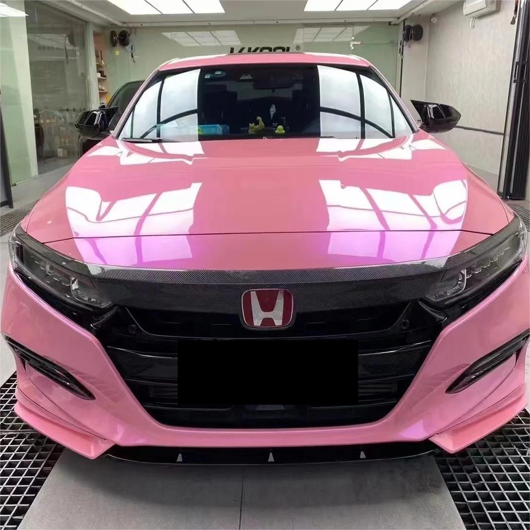 Gloss Metallic Candy Purple Pink Car Vinyl Wrap product image 2 - Veloro metallic vinyl wrap