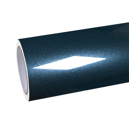 Gloss Metallic Cerulean Green Car Vinyl Wrap BMW product image 2 - Veloro metallic vinyl wrap