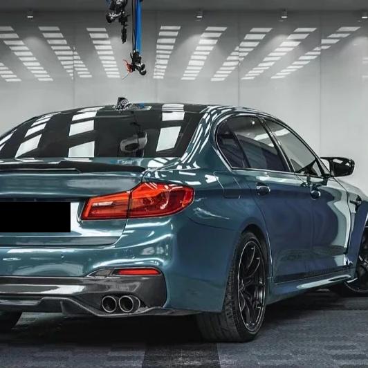 Gloss Metallic Cerulean Green Car Vinyl Wrap BMW product image 6 - Veloro metallic vinyl wrap