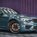 Gloss Metallic Cerulean Green Car Vinyl Wrap BMW product image 8 - Veloro metallic vinyl wrap