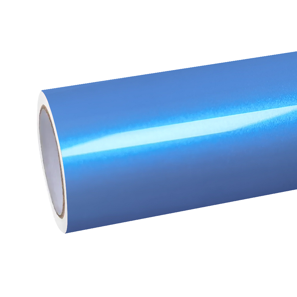 Gloss Metallic Chameleon Blue Grey Car Vinyl Wrap PET product image 2 - Veloro color shift vinyl wrap