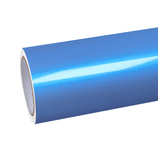 Gloss Metallic Chameleon Blue Grey Car Vinyl Wrap PET product image 2 - Veloro color shift vinyl wrap