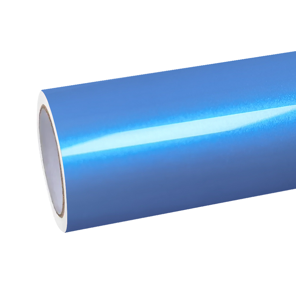 Gloss Metallic Chameleon Blue Grey Car Vinyl Wrap PET product image 2 - Veloro color shift vinyl wrap