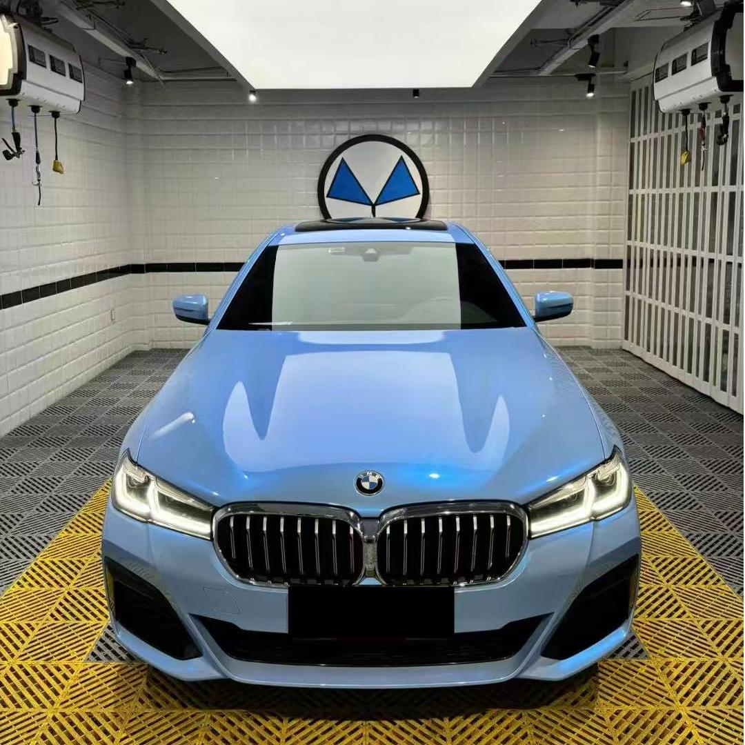 Gloss Metallic Chameleon Blue Grey Car Vinyl Wrap PET product image 4 - Veloro color shift vinyl wrap
