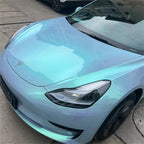 Gloss Metallic Chameleon Candy Blue Green Car Vinyl Wrap product image 6 - Veloro color shift vinyl wrap