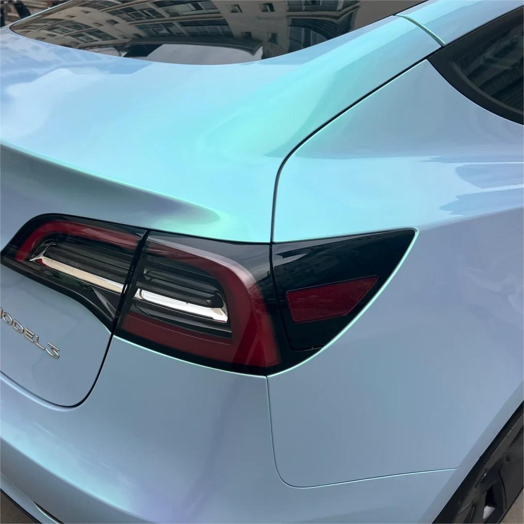 Gloss Metallic Chameleon Candy Blue Green Car Vinyl Wrap product image 9 - Veloro color shift vinyl wrap