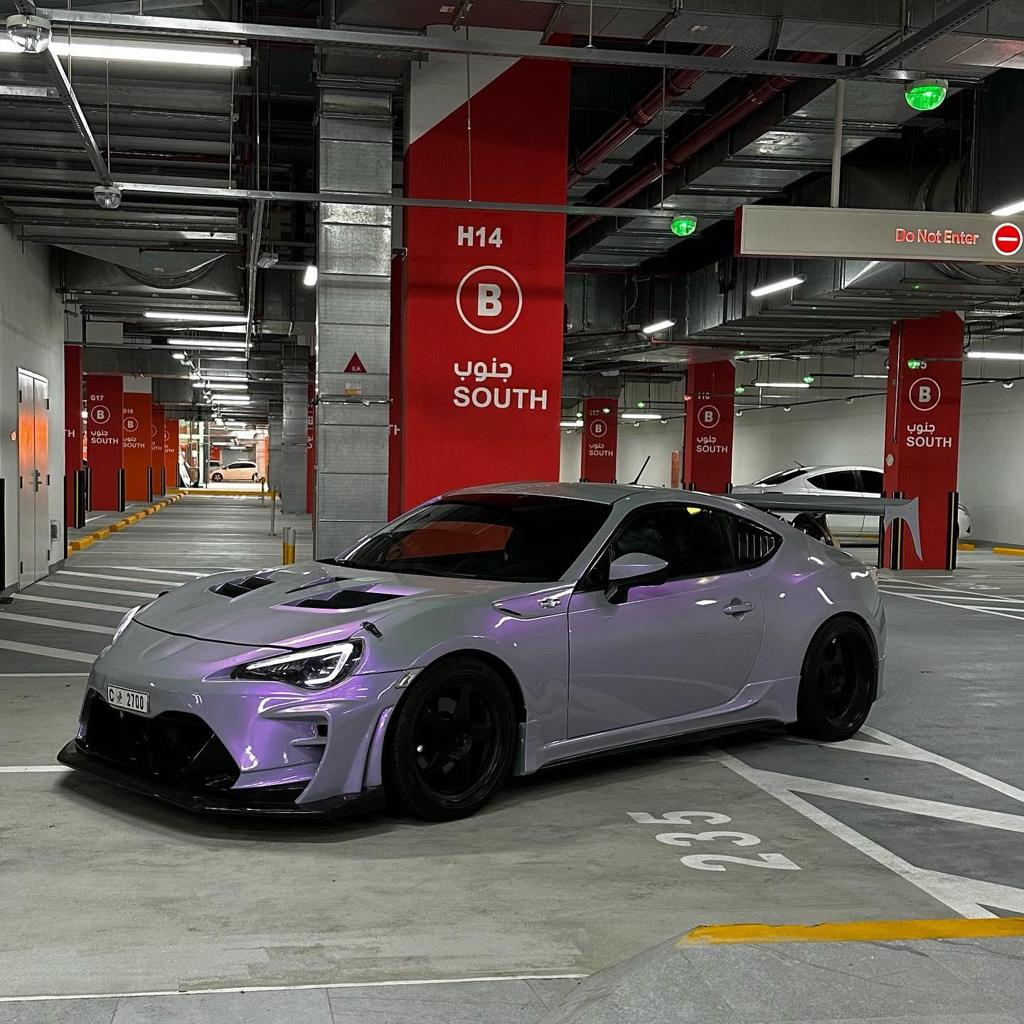 Gloss Metallic Chameleon Candy Grey Purple Car Vinyl Wrap PET product image 5 - Veloro color shift vinyl wrap