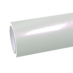 Gloss Metallic Chameleon Diamond Pink White Car Vinyl Wrap