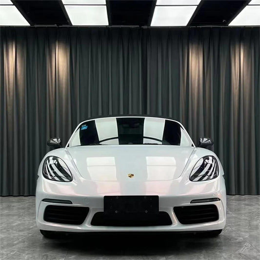 Gloss Metallic Chameleon Diamond Pink White Car Vinyl Wrap product image 2 - Veloro color shift vinyl wrap