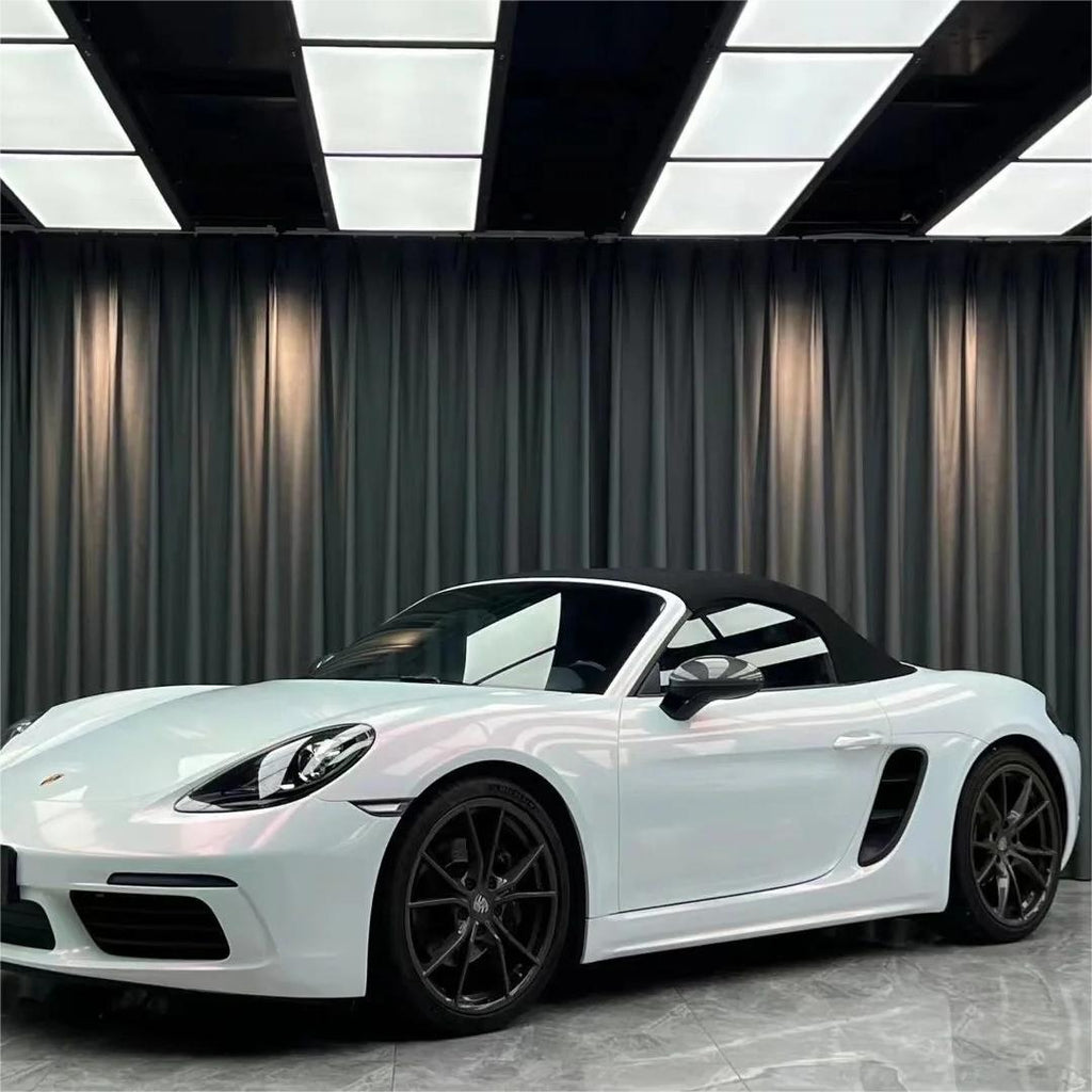 Gloss Metallic Chameleon Diamond Pink White Car Vinyl Wrap product image 5 - Veloro color shift vinyl wrap