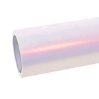 Gloss Metallic Chameleon Diamond Pollen Pink White Car Vinyl Wrap PET