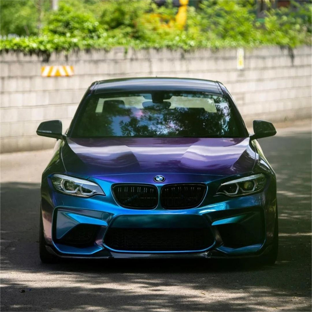 Gloss Metallic Chameleon Diamond Purple Blue Car Vinyl Wrap product image 12 - Veloro color shift vinyl wrap