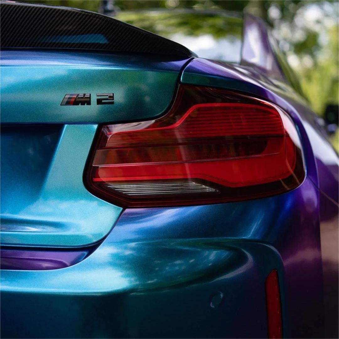 Gloss Metallic Chameleon Diamond Purple Blue Car Vinyl Wrap product image 14 - Veloro color shift vinyl wrap