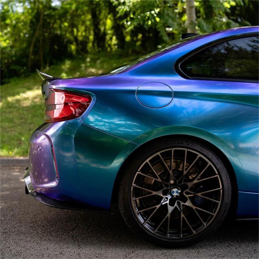 Gloss Metallic Chameleon Diamond Purple Blue Car Vinyl Wrap product image 15 - Veloro color shift vinyl wrap