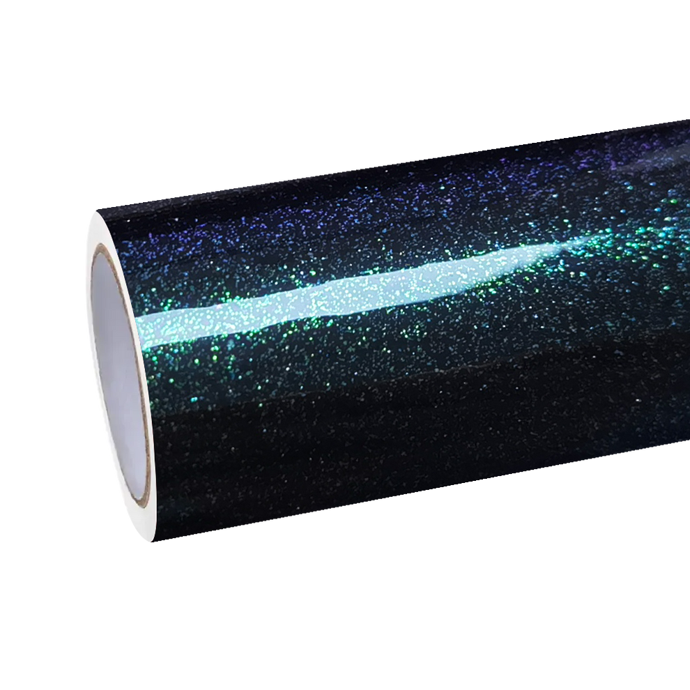 Gloss Metallic Chameleon Diamond Purple Green Car Vinyl Wrap PET product image 2 - Veloro color shift vinyl wrap