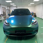 Gloss Metallic Chameleon Green Car Vinyl Wrap product image 4 - Veloro color shift vinyl wrap