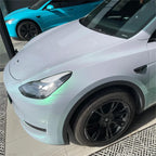 Gloss Metallic Chameleon Green Grey Car Vinyl Wrap product image 9 - Veloro color shift vinyl wrap