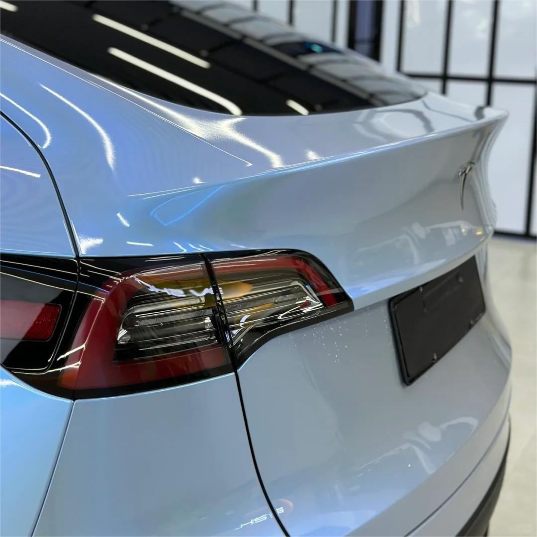 Gloss Metallic Chameleon Grey Blue Car Vinyl Wrap product image 6 - Veloro color shift vinyl wrap