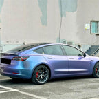 Gloss Metallic Chameleon Grey Purple Car Vinyl Wrap PET product image 6 - Veloro color shift vinyl wrap