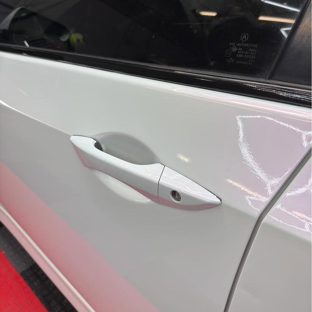 Gloss Metallic Chameleon Pearl Pink White Car Vinyl Wrap PET product image 7 - Veloro color shift vinyl wrap