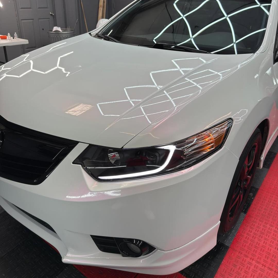 Gloss Metallic Chameleon Pearl Pink White Car Vinyl Wrap PET product image 4 - Veloro color shift vinyl wrap