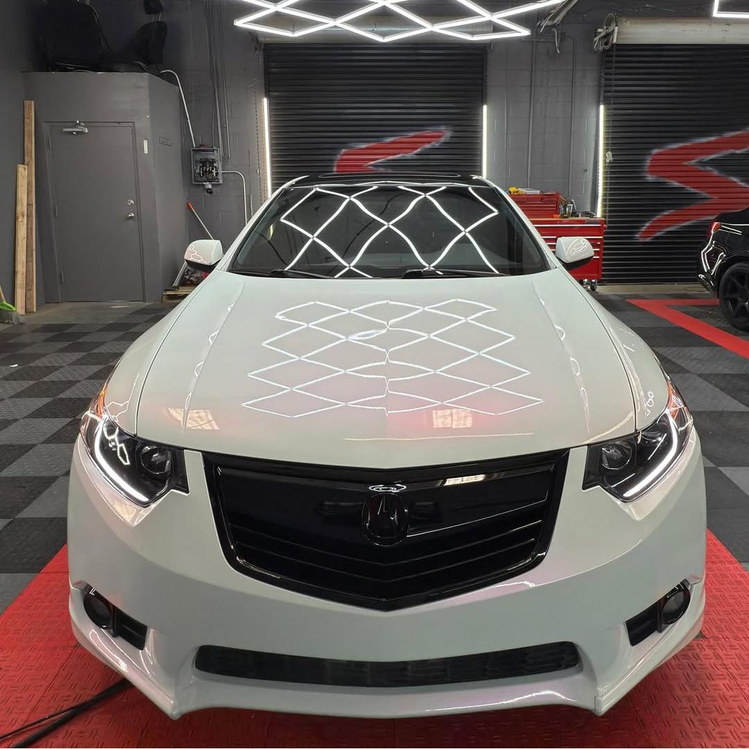 Gloss Metallic Chameleon Pearl Pink White Car Vinyl Wrap PET product image 3 - Veloro color shift vinyl wrap