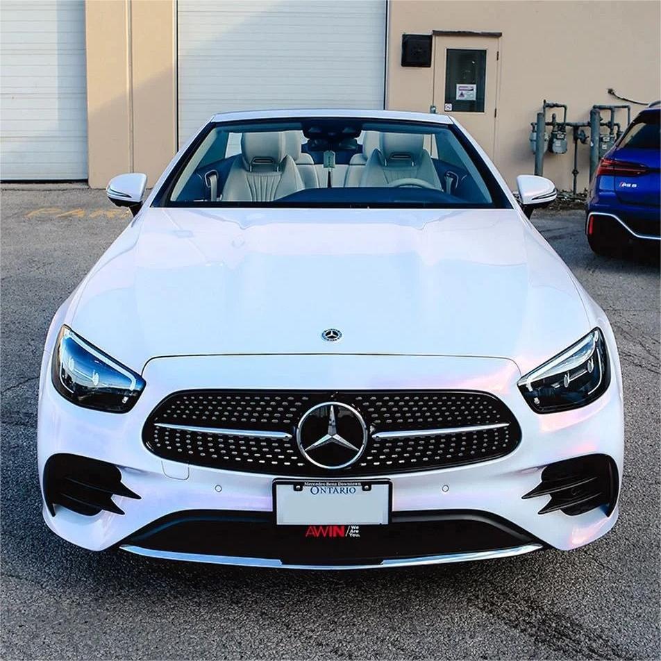 Gloss Metallic Chameleon Pearl Pink White Car Vinyl Wrap PET product image 11 - Veloro color shift vinyl wrap