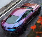 Gloss Metallic Chameleon Purple Blue Car Vinyl Wrap PET product image 6 - Veloro color shift vinyl wrap