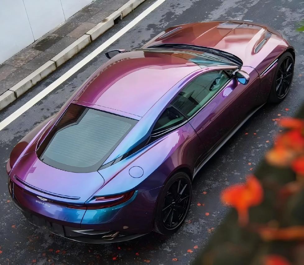 Gloss Metallic Chameleon Purple Blue Car Vinyl Wrap PET product image 6 - Veloro color shift vinyl wrap