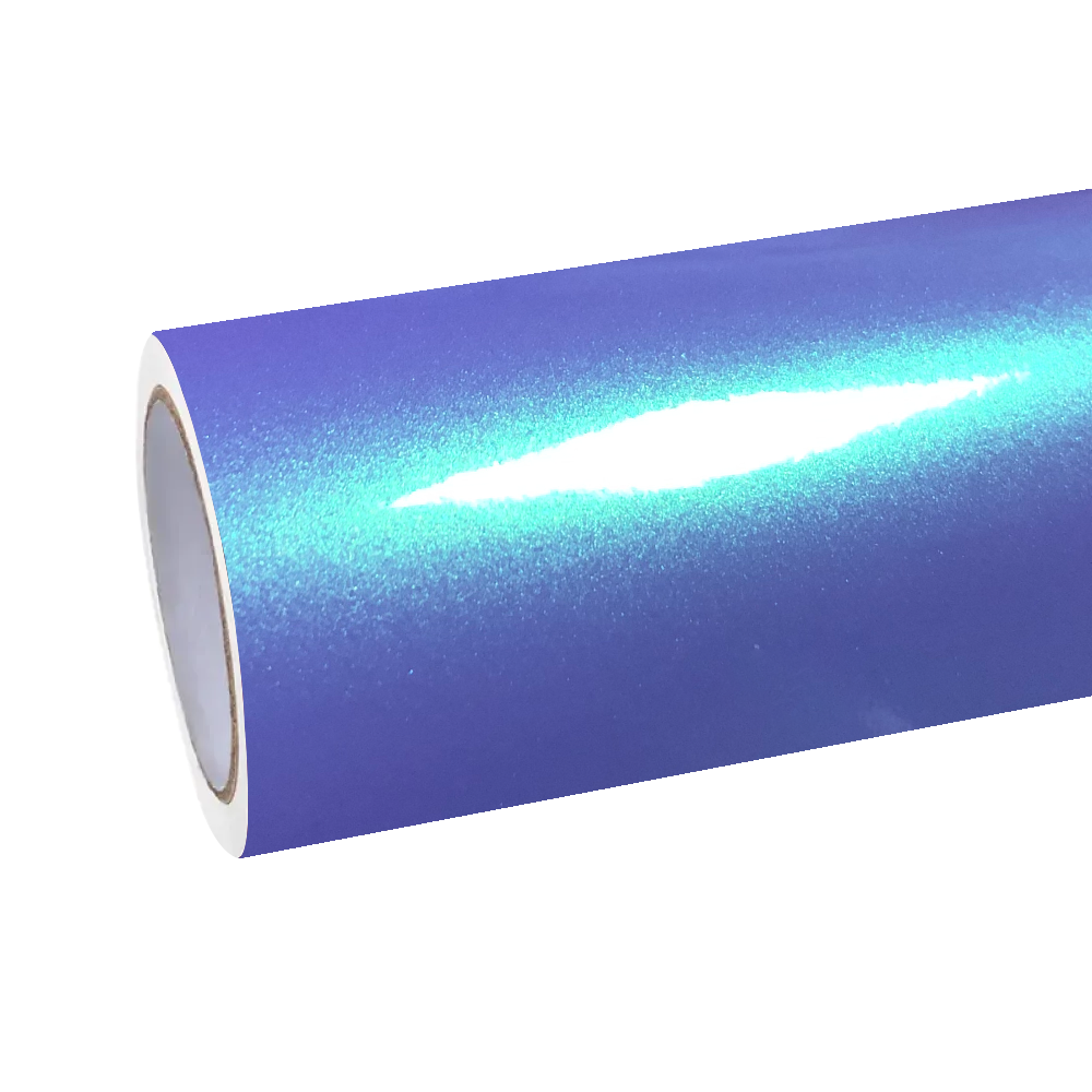 Gloss Metallic Chameleon Purple Green Car Vinyl Wrap product image 2 - Veloro color shift vinyl wrap
