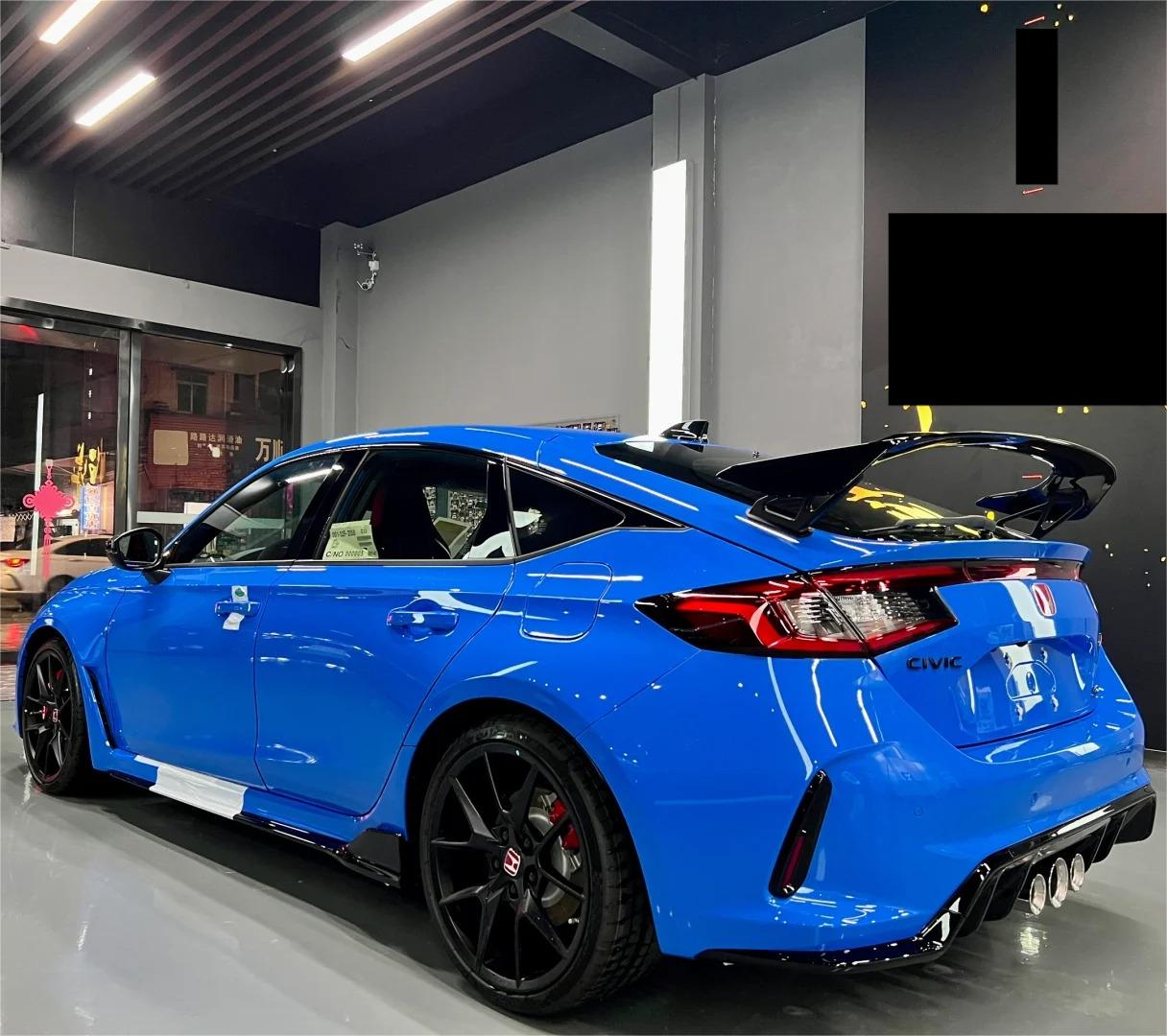 Gloss Metallic Chameleon Racing Blue Car Vinyl Wrap product image 6 - Veloro color shift vinyl wrap