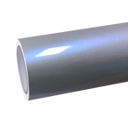 Ultra Gloss Metallic Chameleon Silver Blue Car Vinyl Wrap PET