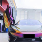 Gloss Metallic Chameleon Yellow Purple Car Vinyl Wrap PET product image 11 - Veloro color shift vinyl wrap