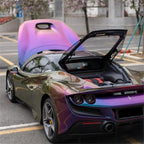 Gloss Metallic Chameleon Yellow Purple Car Vinyl Wrap PET product image 14 - Veloro color shift vinyl wrap