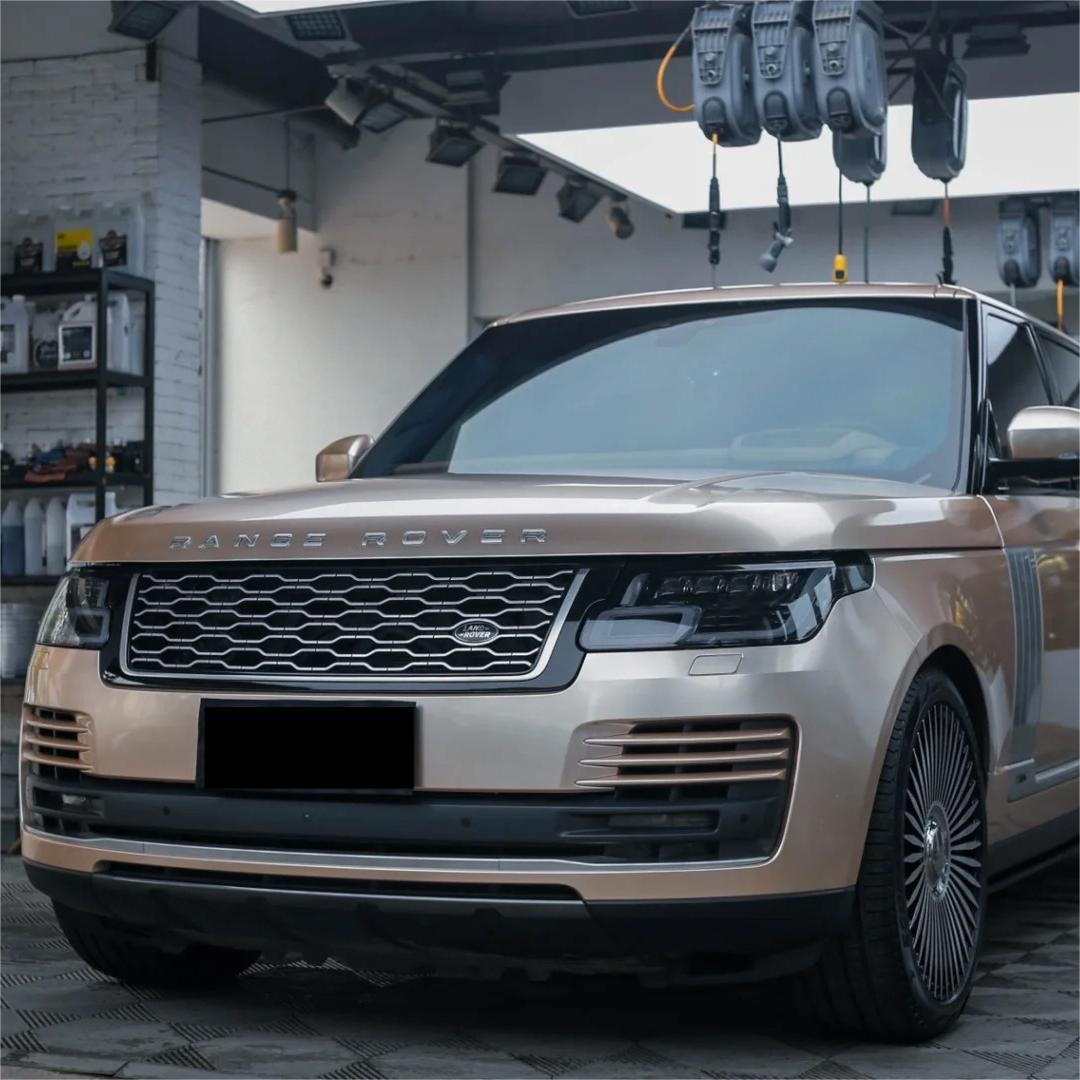 Gloss Metallic Champagne Gold Car Vinyl Wrap PET product image 12 - Veloro metallic vinyl wrap