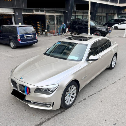 Gloss Metallic Champagne Light Gold Car Vinyl Wrap PET product image 4 - Veloro metallic vinyl wrap