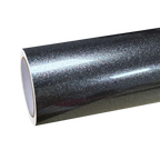 Gloss Metallic Charcoal Grey Car Vinyl Wrap PET