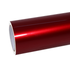 Gloss Metallic Cherry Red Car Vinyl Wrap PET