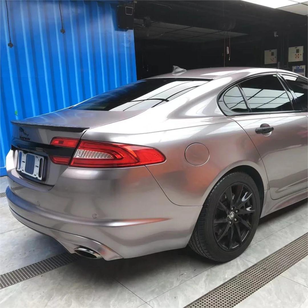 Gloss Metallic Combat Grey Car Vinyl Wrap PET product image 7 - Veloro metallic vinyl wrap
