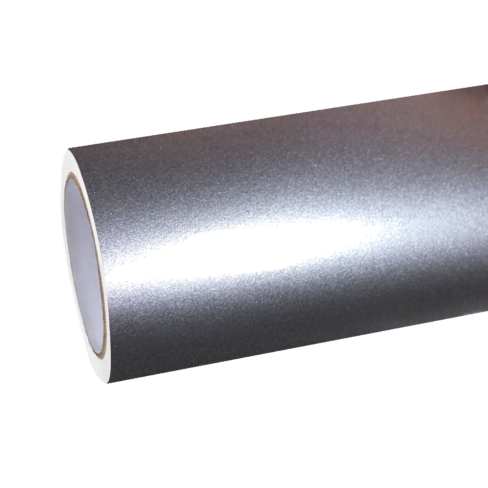 Gloss Metallic Combat Grey Car Vinyl Wrap PET product image 2 - Veloro metallic vinyl wrap