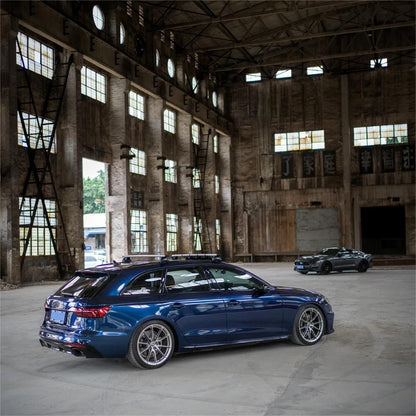 Gloss Metallic Dark Blue Audi Navarre Blue Car Vinyl Wrap PET product image 2 - Veloro metallic vinyl wrap