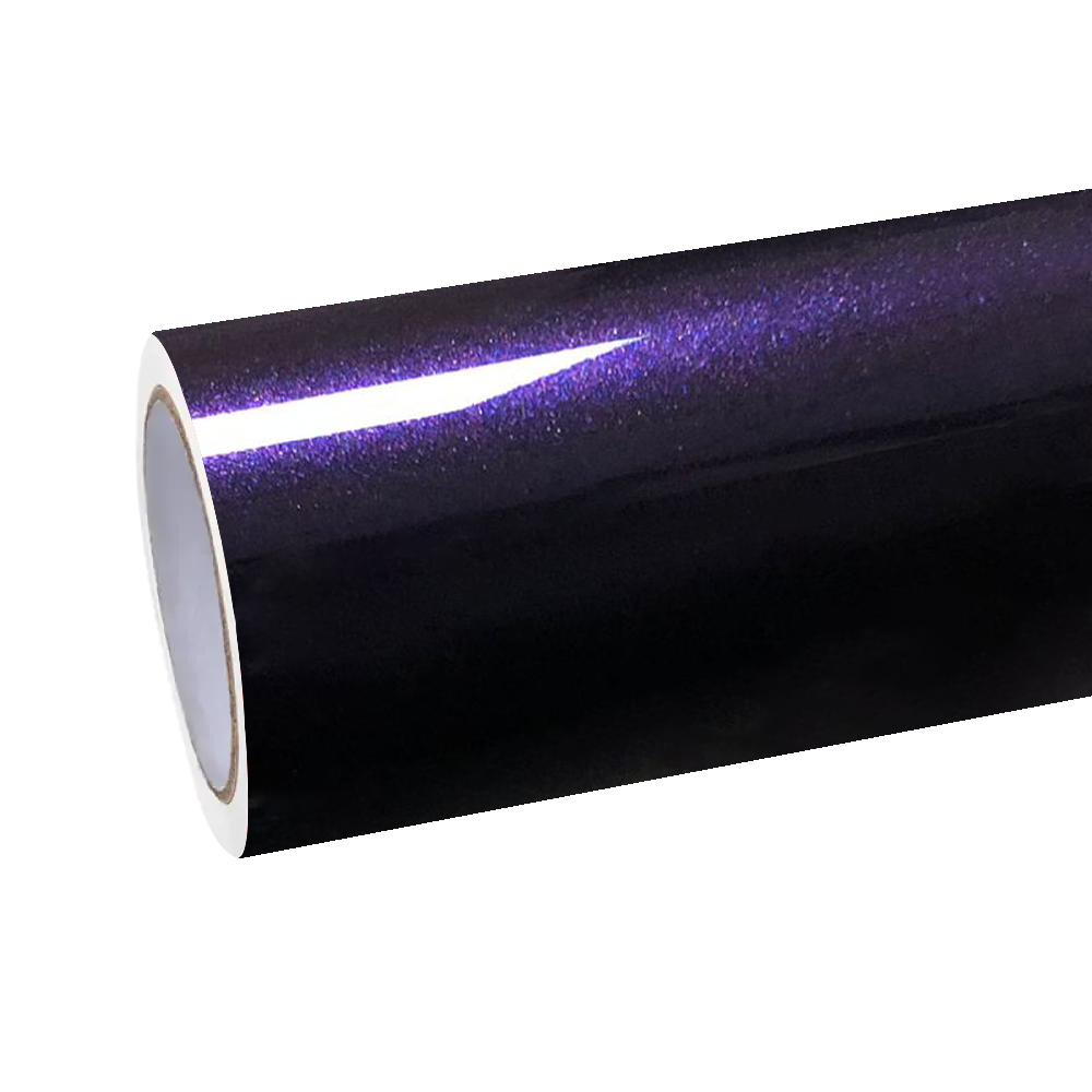 Gloss Metallic Venice Purple Car Vinyl Wrap PET product image 2 - Veloro metallic vinyl wrap