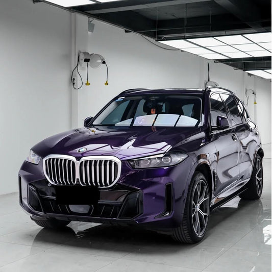 Gloss Metallic Venice Purple Car Vinyl Wrap PET product image 3 - Veloro metallic vinyl wrap