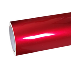 Ultra Glossy Metallic Vampire Red Car Vinyl Wrap BMW PET