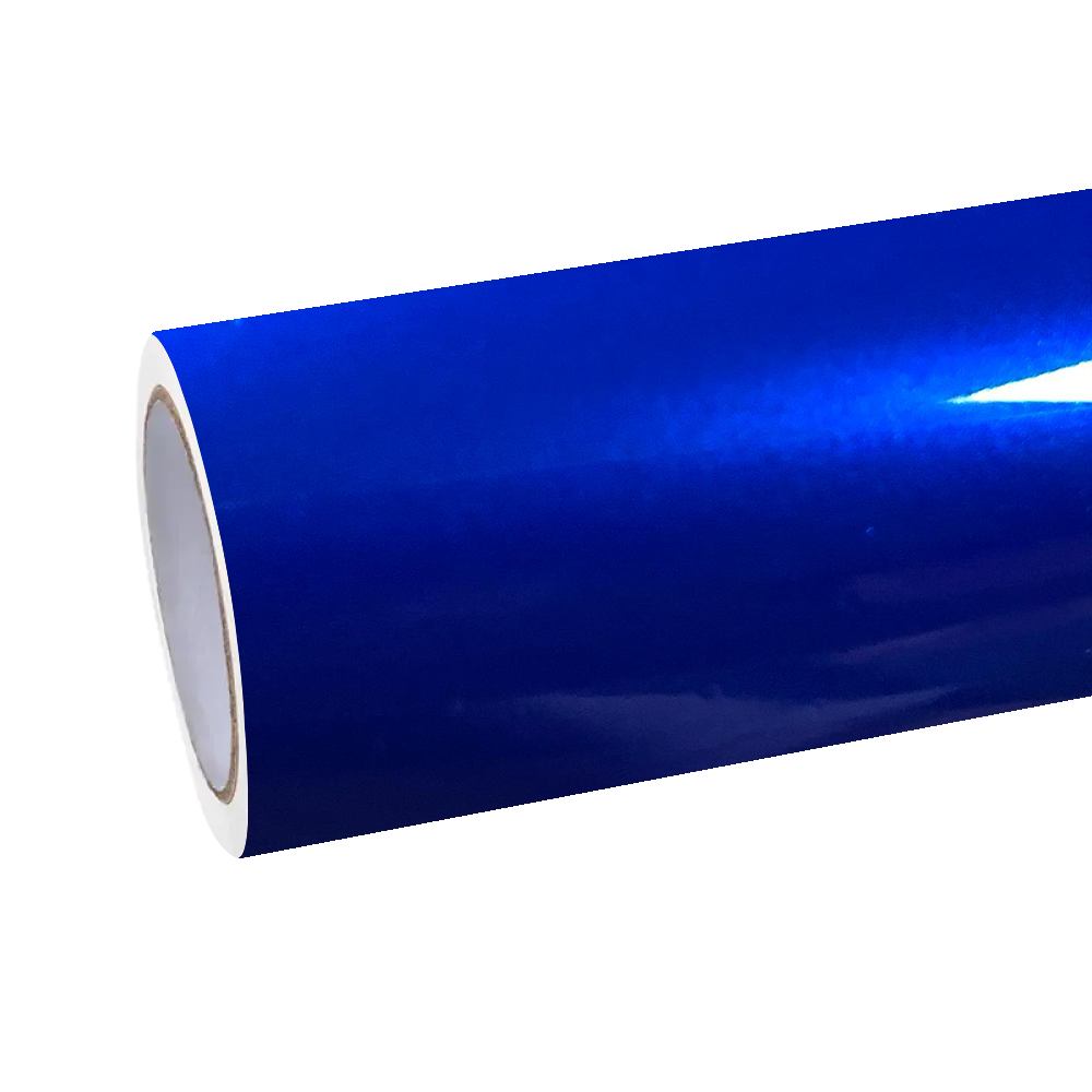 Gloss Metallic Deep Blue Car Vinyl Wrap PET product image 2 - Veloro metallic vinyl wrap